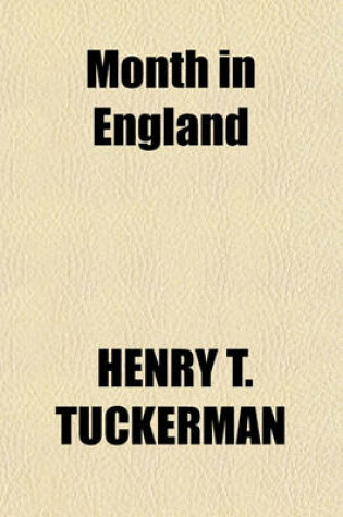 Cover of Month in England