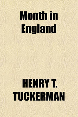 Book cover for Month in England