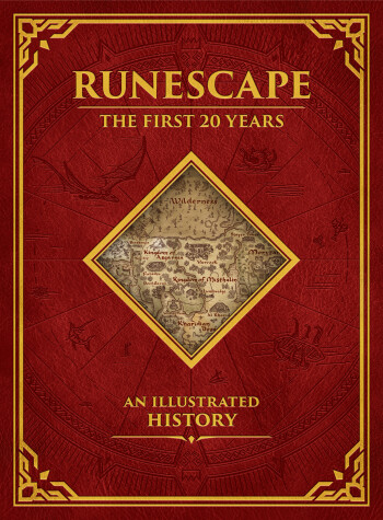 Book cover for Runescape: The First 20 Years - An Illustrated History