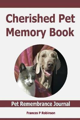 Book cover for Cherished Pet Memory Book