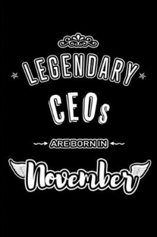 Cover of Legendary CEOs are born in November