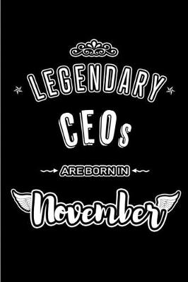 Book cover for Legendary CEOs are born in November