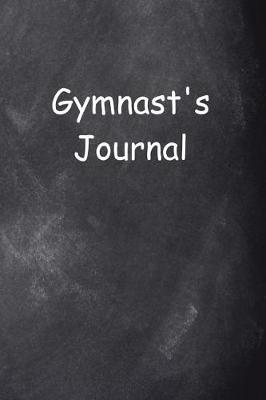 Book cover for Gymnast's Journal Chalkboard Design