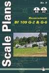 Book cover for Scale Plans Messerschmitt Bf 109 G-2 and G-6