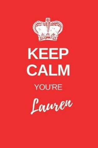 Cover of Keep Calm You're Lauren