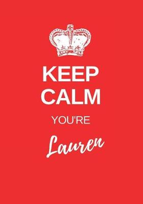 Book cover for Keep Calm You're Lauren