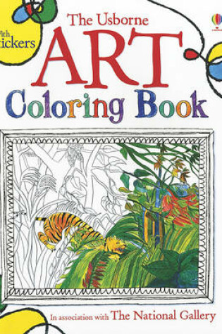 Cover of The Usborne Art Coloring Book