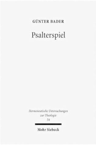 Cover of Psalterspiel