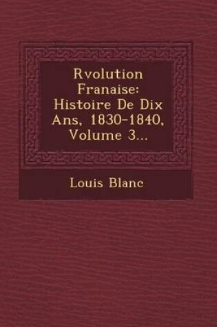 Cover of R Volution Fran Aise