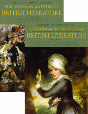 Book cover for Valuepack:Longman Anthlogy of British Literature, Compact Edition, Volumes A&B, The Middle Ages to the 20th Century/ Audio CD, Volume 1&2/Jane Ayre/Jean Rhys