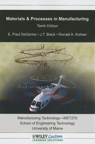 Cover of Materials & Processes in Manufacturing