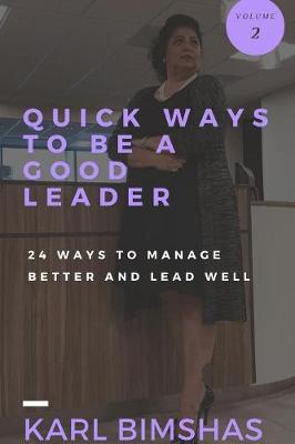 Book cover for Quick Ways to Be a Good Leader