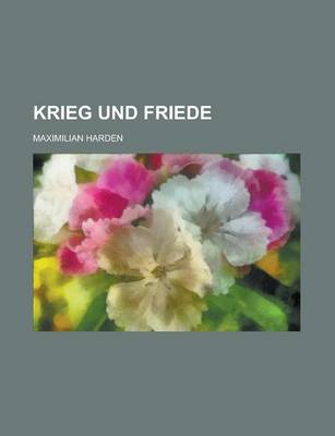 Book cover for Krieg Und Friede