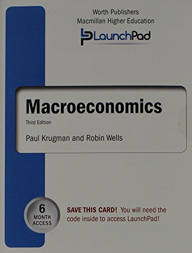 Book cover for Launchpad for Krugman's Macroeconomics (6 Month Access)