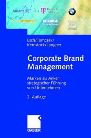 Cover of Corporate Brand Management