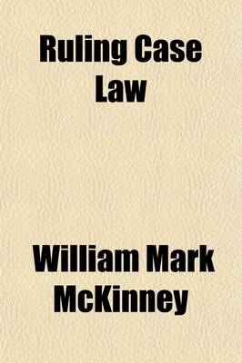 Book cover for Ruling Case Law