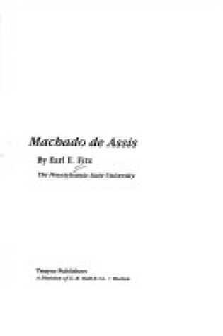 Cover of Machado De Assis