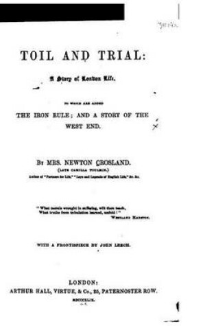 Cover of Toil and Trial, a Story of London Life