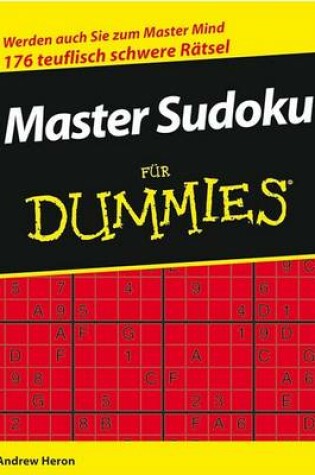 Cover of Master Sudoku fur Dummies