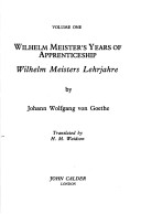 Book cover for Wilhelm Meister