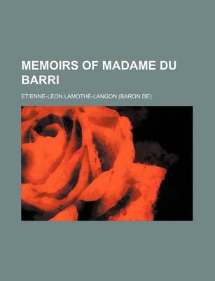 Book cover for Memoirs of Madame Du Barri (1)