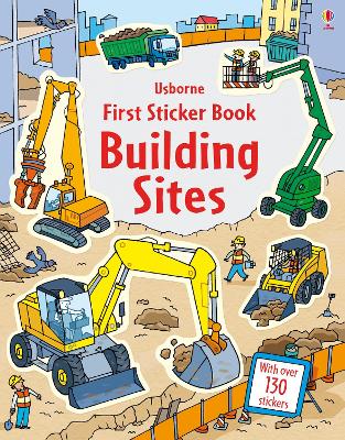 Book cover for First Sticker Book Building Sites