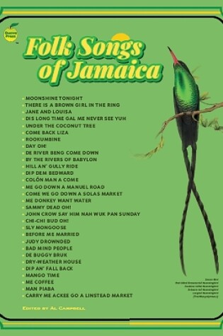 Cover of Folk Songs of Jamaica