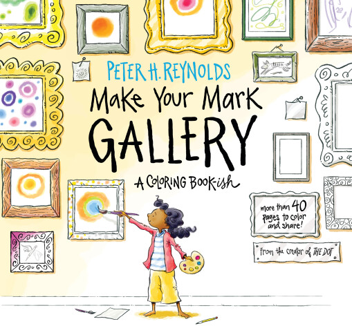Book cover for Make Your Mark Gallery: A Coloring Book-ish