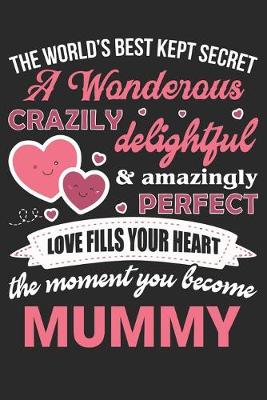 Book cover for The world's best kept secret a wonderous crazily delightful & amazingly perfect love fills your heart the moment you become mummy