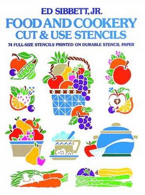 Book cover for Food and Cookery Cut and Use Stencils