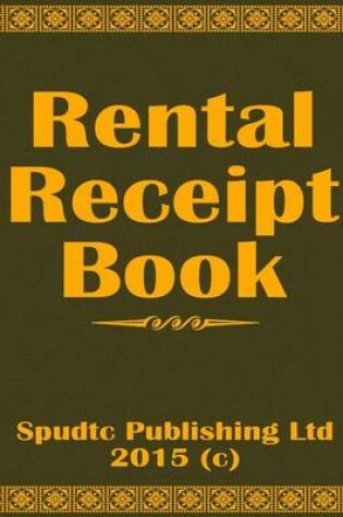 Cover of Rent Receipt Book