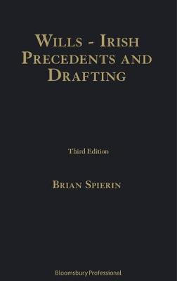 Book cover for Wills - Irish Precedents and Drafting