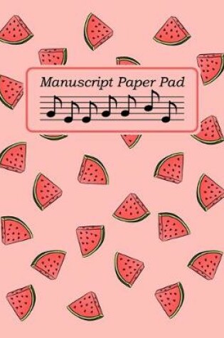 Cover of 6 Staff Manuscript Paper Pad