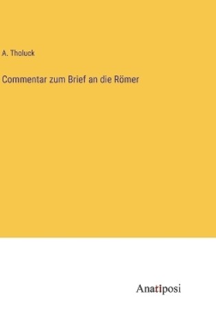 Cover of Commentar zum Brief an die Römer