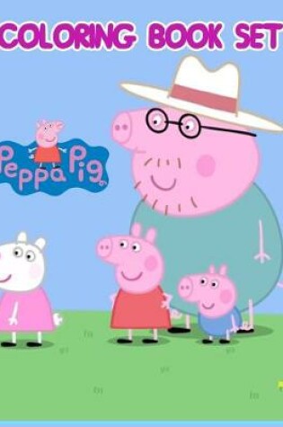 Cover of Coloring Book Set Peppa Pig