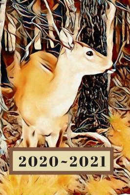 Book cover for Camouflage Brown Doe in the Woods Dear Lover's Dated Weekly 2 year Calendar Planner for Hunters