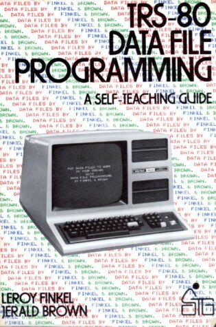 Cover of TRS-80 Data File Programming