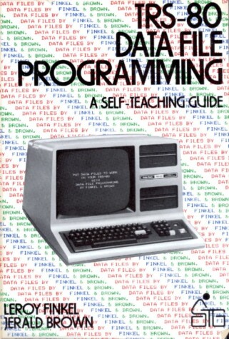 Book cover for TRS-80 Data File Programming