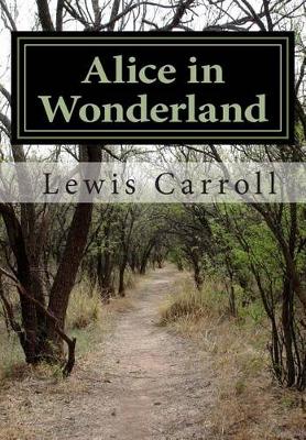 Book cover for Alice in Wonderland by Lewis Carroll