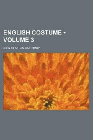 Cover of English Costume (Volume 3)