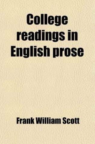 Cover of College Readings in English Prose