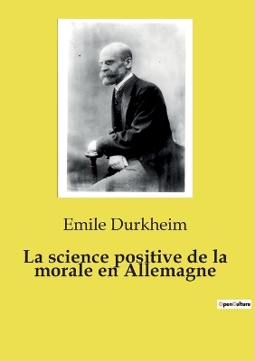 Book cover for La science positive de la morale en Allemagne