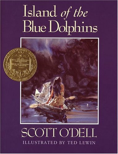 Book cover for Island of the Blue Dolphins