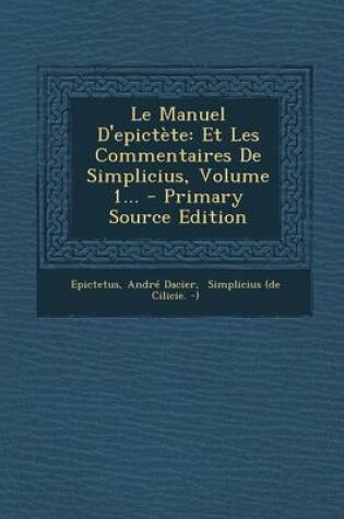 Cover of Le Manuel D'Epictete