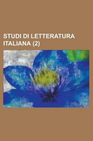 Cover of Studi Di Letteratura Italiana (2)