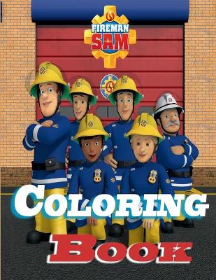 Book cover for Fireman Sam Coloring Book