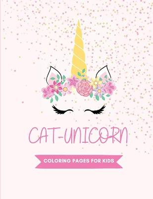 Book cover for CAT-Unicorn Coloring Book