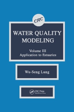 Cover of Water Quality Modeling