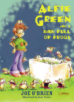 Book cover for Alfie Green and the Sink Full of Frogs