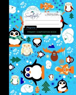 Book cover for Primary Composition Book - Penguins